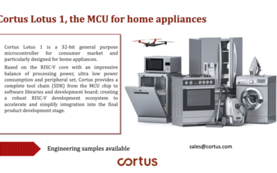Lotus 1, Microcontroller (MCU) for home appliances designed by Cortus is available